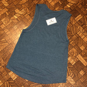 H. Teal Muscle Tank - S & XL