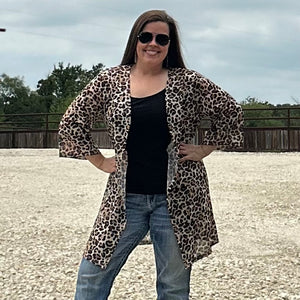 Cheetah Kimono