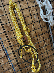 Yellow/Pale Yellow Rope Nose Mule Tape Halter