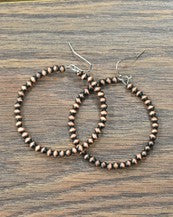 Load image into Gallery viewer, Earrings - Copper Pearl