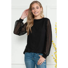 Load image into Gallery viewer, Black Sheer Sleeve - S-L