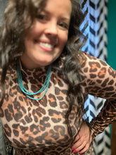 Load image into Gallery viewer, Cheetah Mesh Top - S-XL