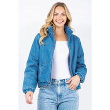 Load image into Gallery viewer, Denim Puff Coat - S-L
