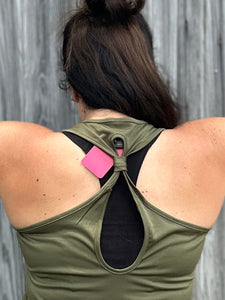 3C Althetic Twisted Back Tank - M-XL