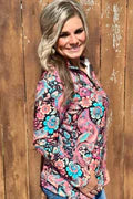 Load image into Gallery viewer, Paisley 1/4 Zip - S &amp; L