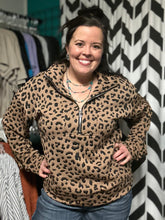 Load image into Gallery viewer, Leopard 1/4 Zip - S-XL