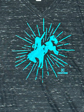 Load image into Gallery viewer, 3C Black Marbled V-Neck T - XS-2X !!!