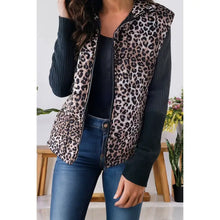 Load image into Gallery viewer, Cheetah Puffer Vest - M &amp; L