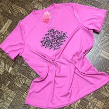 Load image into Gallery viewer, 3C Pink Alth. Vneck T- S-3X!!!