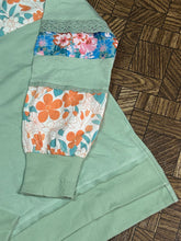 Load image into Gallery viewer, Mint &amp; Floral Hoodie- S-XL