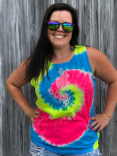 Load image into Gallery viewer, Tie Dye Tank - S-2X