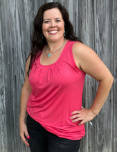 Load image into Gallery viewer, Mint &amp; Coral Tunic Tank - S-XL
