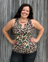 Load image into Gallery viewer, Camo &amp; Cheetah Tank - XS-XL