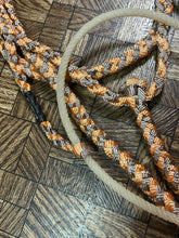 Load image into Gallery viewer, Lt Orange/Chocolate Rope Nose Mule Tape Halter