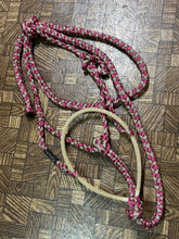 Load image into Gallery viewer, Burgundy/Chocolate Rope Nose Mule Tape Halter