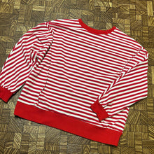 Load image into Gallery viewer, Red Stripe Crew Neck- S-L