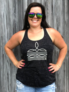 3C Flowy Racerback Tank - 3 Colors! - XS-2X!!