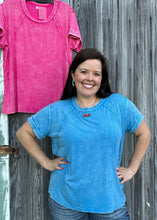 Load image into Gallery viewer, Sky Blue - Ribbed T - L/XL