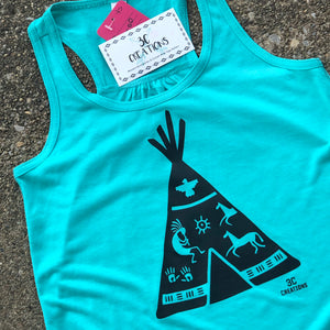 YOUTH Flowy Racerback Tank - 2 Colors! - S-L