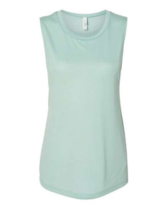 Dusty Blue Muscle Tank - S-XL