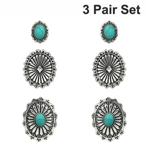 Stud Earring Set - 3 Styles