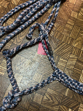 Load image into Gallery viewer, Denim/Silver Mule Tape Halter