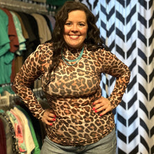 Load image into Gallery viewer, Cheetah Mesh Top - S-XL