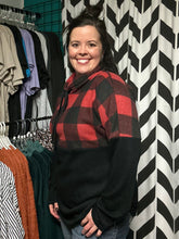 Load image into Gallery viewer, Buffalo Plaid Cowl Neck - S-XL