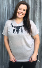 Load image into Gallery viewer, 3C Black Marbled V-Neck T - XS-2X !!!