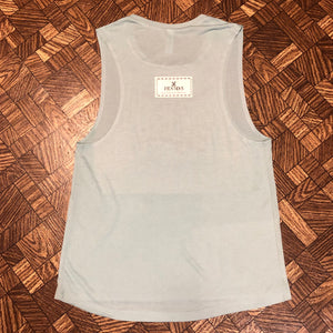 Dusty Blue Muscle Tank - S-XL