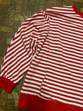 Load image into Gallery viewer, Red Stripe Crew Neck- S-L