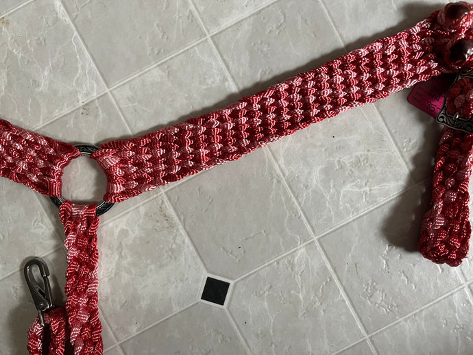 Salmon/Coral- Breast Collar - Round Center