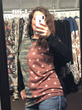 Load image into Gallery viewer, Stars &amp; Camo Long Sleeve - S-3X!!!