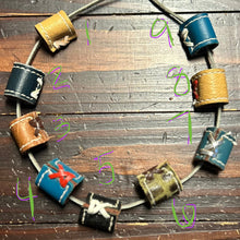 Load image into Gallery viewer, Leather Wild Rag Slides