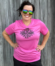 Load image into Gallery viewer, 3C Pink Alth. Vneck T- S-3X!!!
