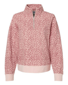 3C Cheetah 1/4 Zip - PINK - PRE-ORDER!