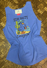Load image into Gallery viewer, 3C "stay salty" Beach Tank - S-2X