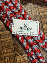 Load image into Gallery viewer, Red/Silver Mule Tape Halter