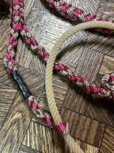 Load image into Gallery viewer, Burgundy/Chocolate Rope Nose Mule Tape Halter