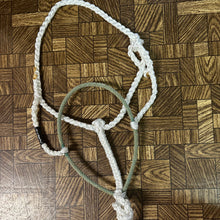 Load image into Gallery viewer, White Rope Nose Mule Tape Halter - Multiples!
