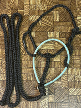 Load image into Gallery viewer, Black Rope Nose Mule Tape Halters