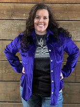 Load image into Gallery viewer, Velvet Button Up - M-2X