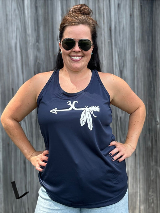 3C Althetic Tank - Navy - XS-XL