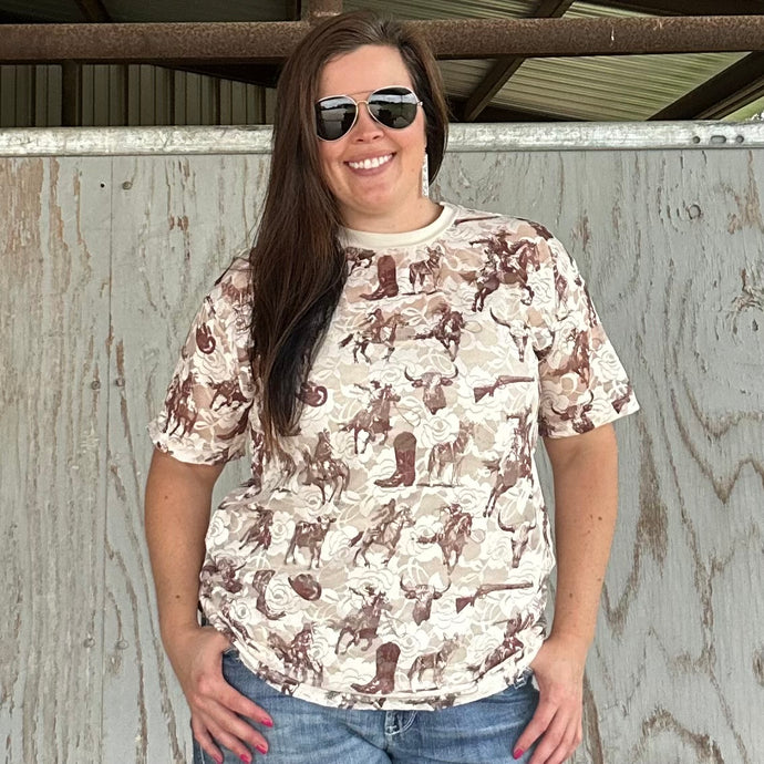 Cowboys & Lace T - S-L