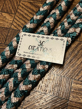 Load image into Gallery viewer, Emerald Green/Cream Mule Tape Halter