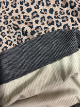 Load image into Gallery viewer, Cheetah 1/2 Zip Hoodie- S-XL