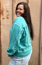 Load image into Gallery viewer, Pink Long Crop, 1/4 Zip - S &amp; L