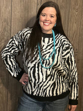 Load image into Gallery viewer, Zebra Sweater- S-L