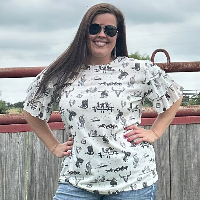 Darlin' Ruffle T