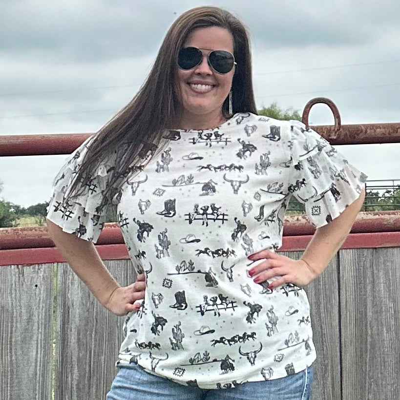 Darlin' Ruffle T
